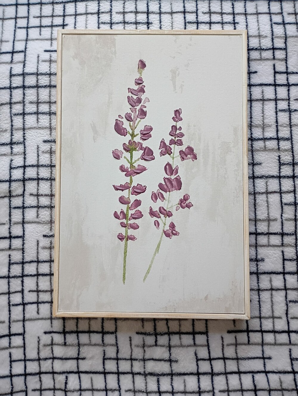 2020 Floral Botanical Lavender Stem Wall Art
